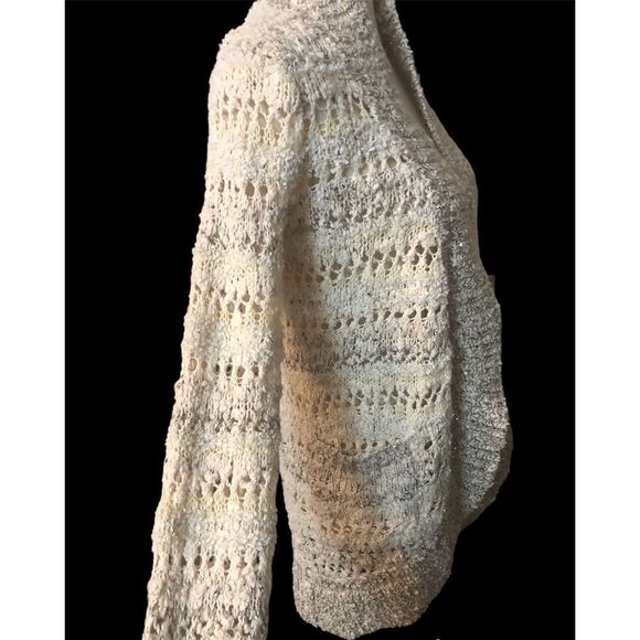 Anthropologie Knitted & Knotted Soubrette Marled Sequin Cardigan - Picture 9 of 12